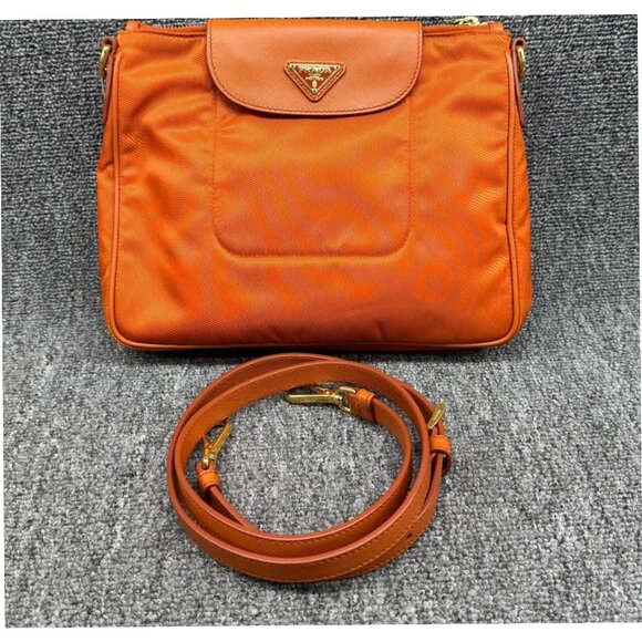 Prada Nylon Shoulder Bag 499-081425 - Picture 1 of 14